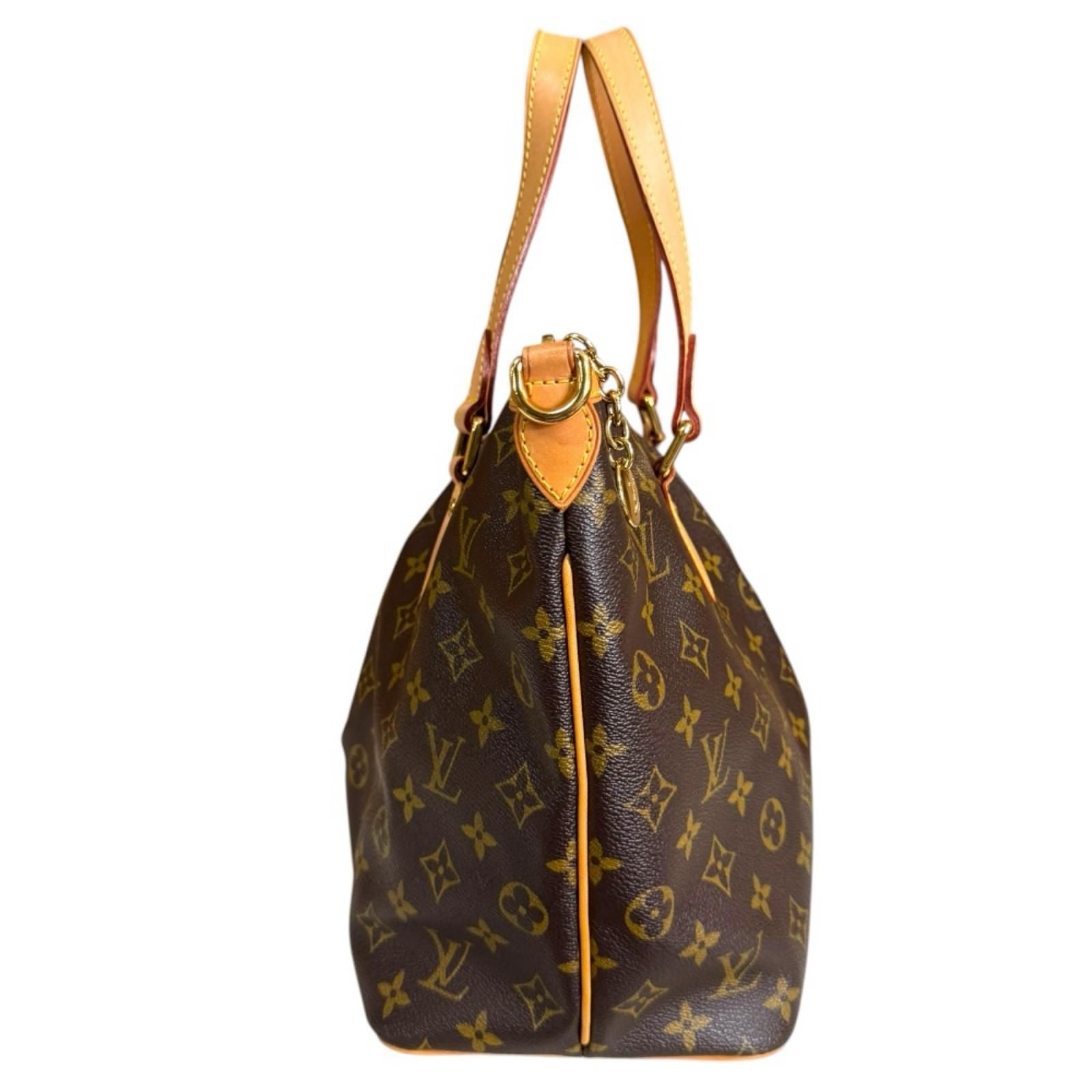 Louis Vuitton Palermo PM Monogram Shoulder Bag Canvas Brown — view 4
