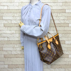 Louis Vuitton Palermo PM Monogram Shoulder Bag Canvas Brown — view 2