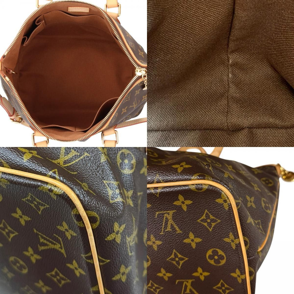 Louis Vuitton Palermo PM Monogram Shoulder Bag Canvas Brown — view 8