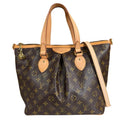 Louis Vuitton Palermo PM Monogram Shoulder Bag Canvas Brown