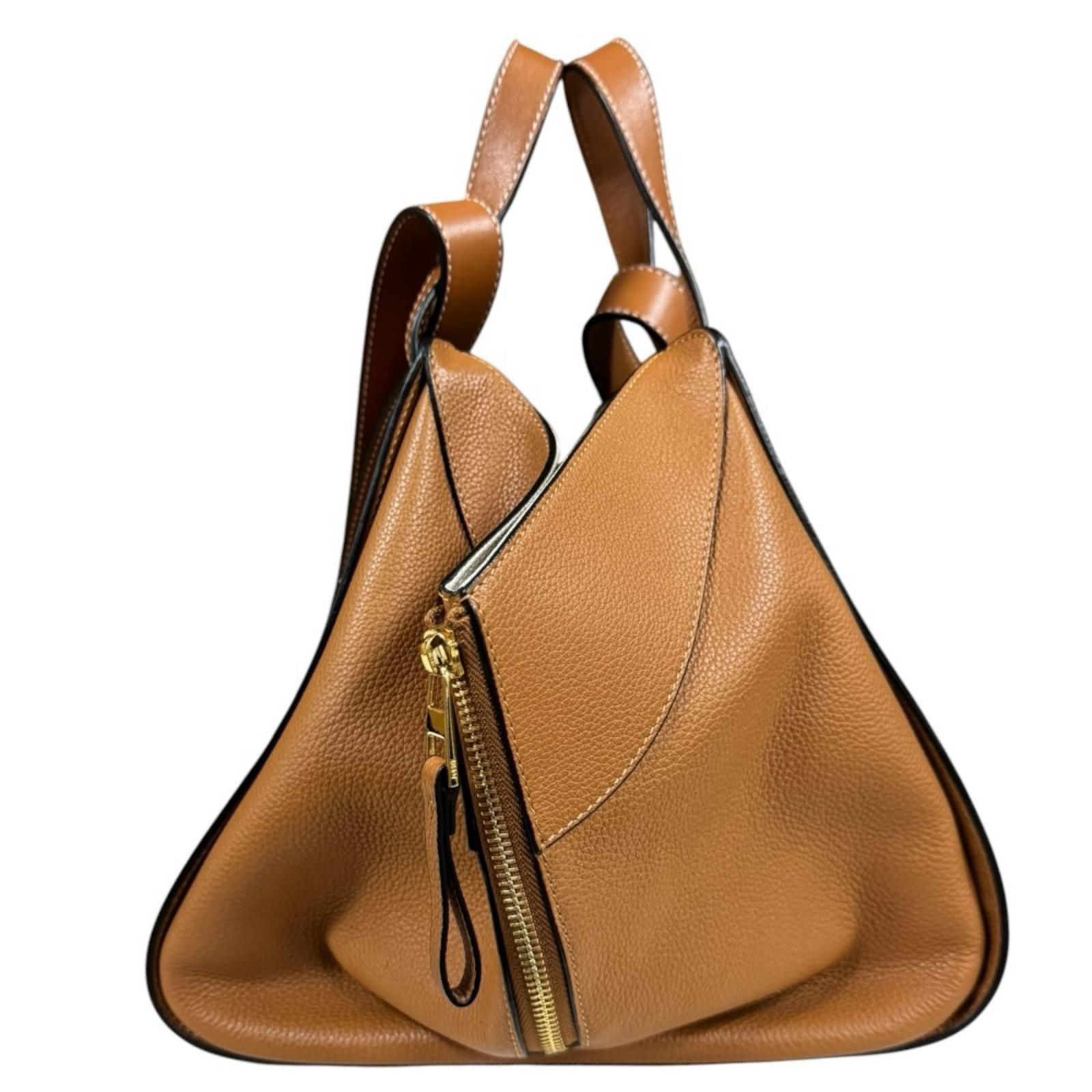Loewe Hammock Small Shoulder Bag Leather Brown — view 4