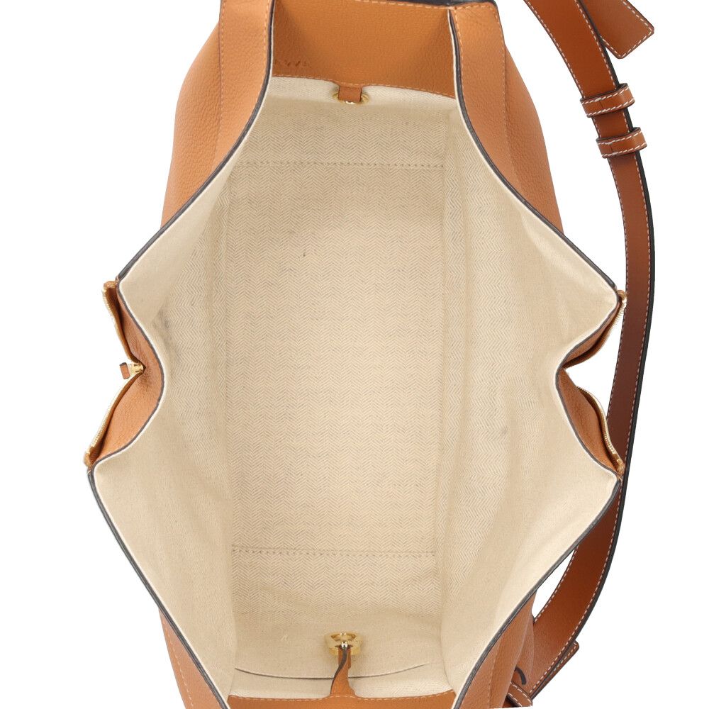 Loewe Hammock Small Shoulder Bag Leather Brown — view 7