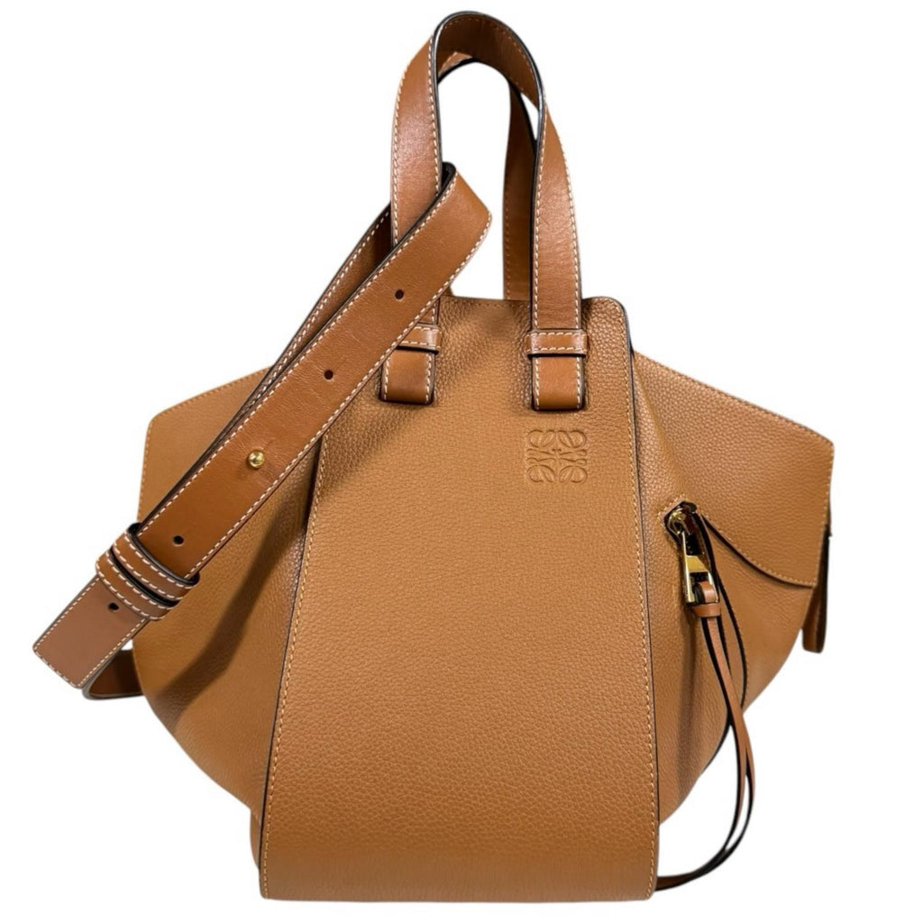 Loewe Hammock Small Shoulder Bag Leather Brown