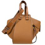 Loewe Hammock Small Shoulder Bag Leather Brown