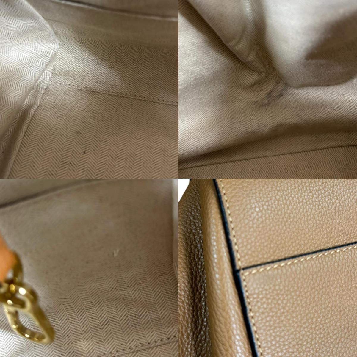 Loewe Hammock Small Shoulder Bag Leather Brown — view 9
