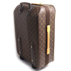 Louis Vuitton Pegase 60 Suitcase Monogram Brown Travel — view 2