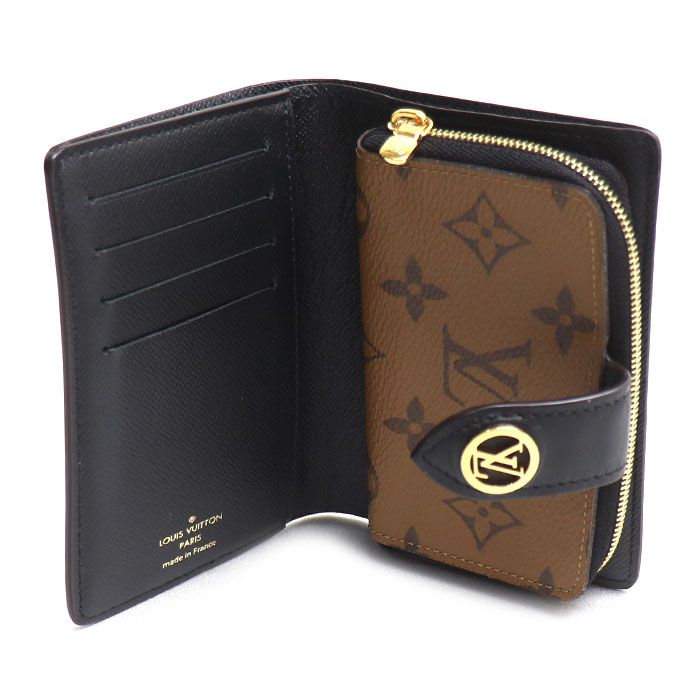 Louis Vuitton Portefeuille Juliette Bifold Wallet Monogram Giant Reverse Brown — view 3