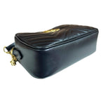 Gucci GG Marmont Shoulder Bag Leather Black — view 6