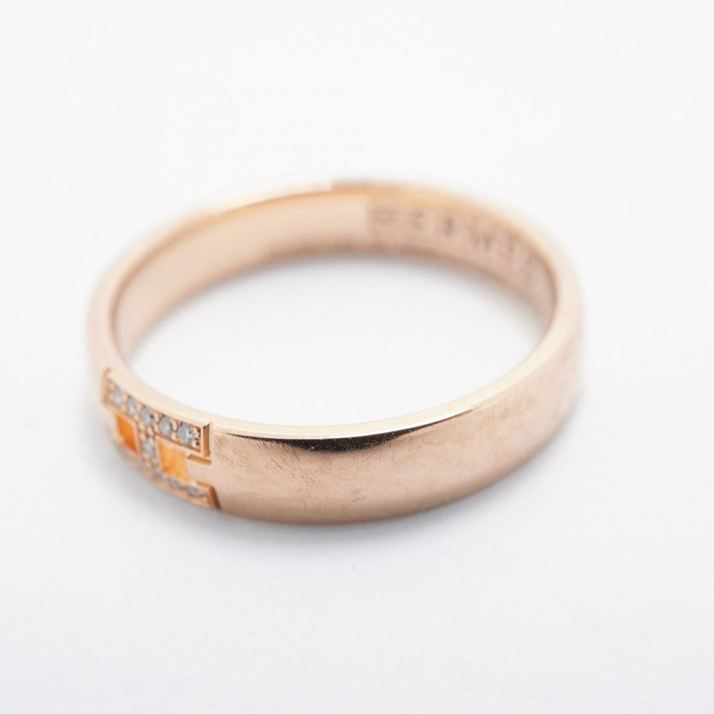 Hermes Ring Ever Herakles 18k Pink Gold Diamond — view 9