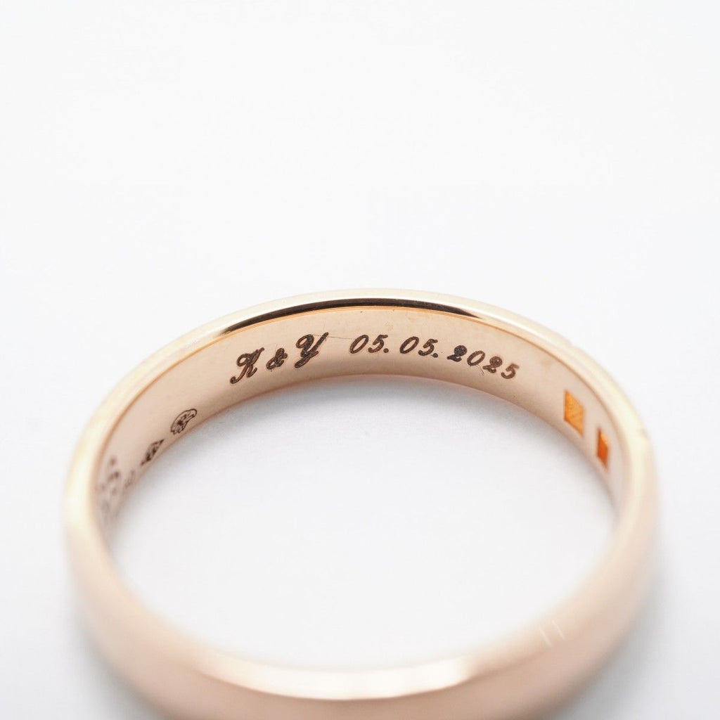 Hermes Ring Ever Herakles 18k Pink Gold Diamond — view 6