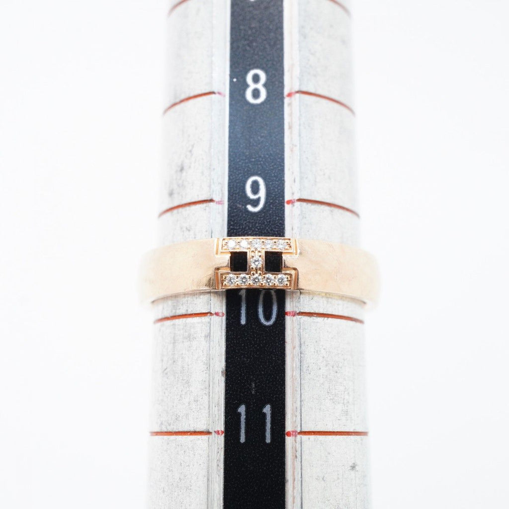 Hermes Ring Ever Herakles 18k Pink Gold Diamond — view 7