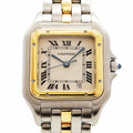 Cartier Panthere MM 1 Row Ivory Dial Watch