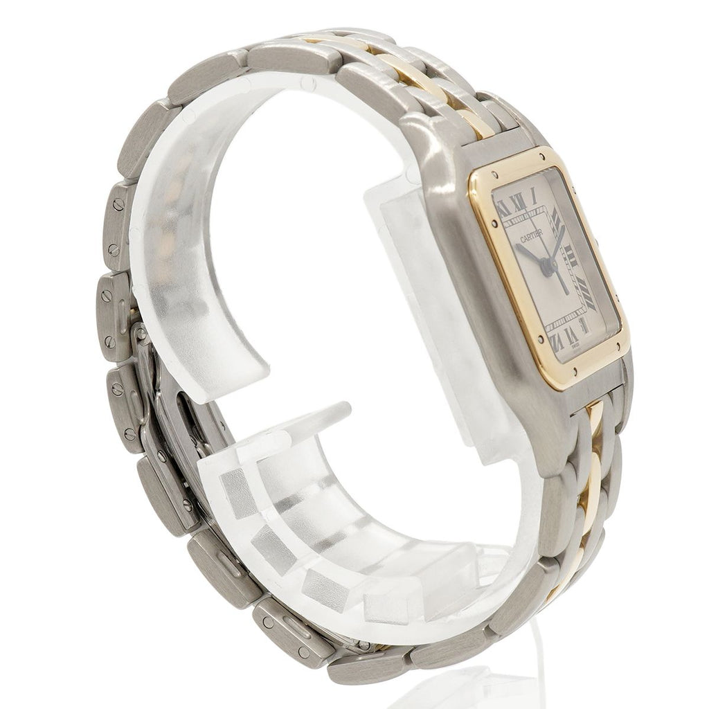 Cartier Panthere MM 1 Row Ivory Dial Watch — view 3