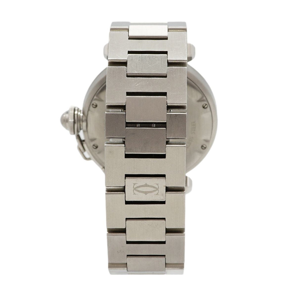 Cartier Pasha C Meridian GMT Silver Dial Watch — view 8