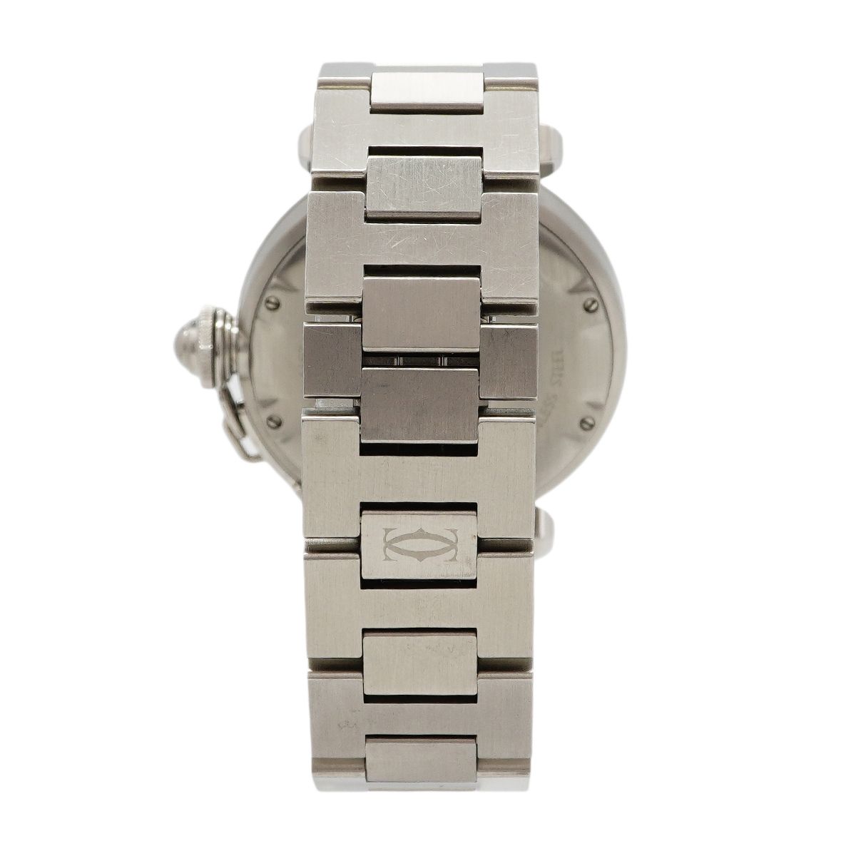 Cartier Pasha C Meridian GMT Silver Dial Watch — view 8