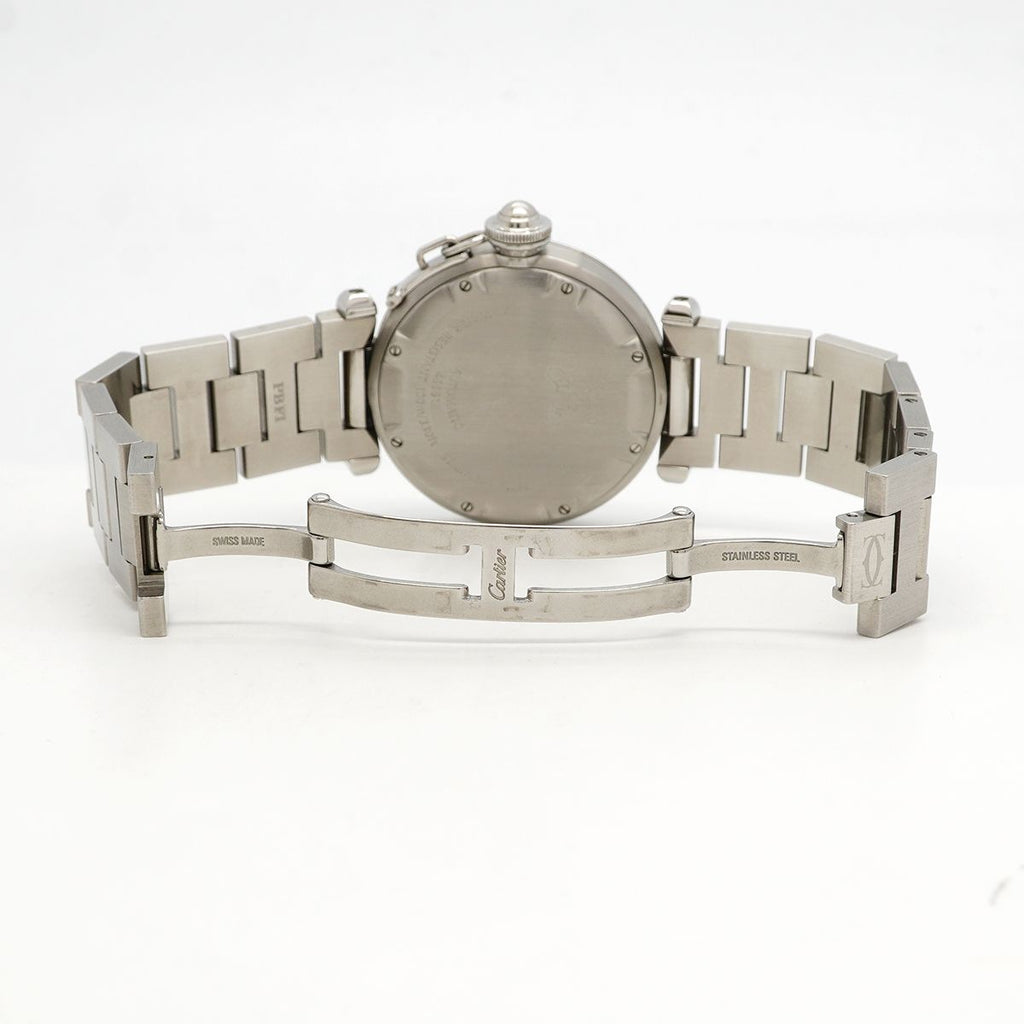 Cartier Pasha C Meridian GMT Silver Dial Watch — view 4