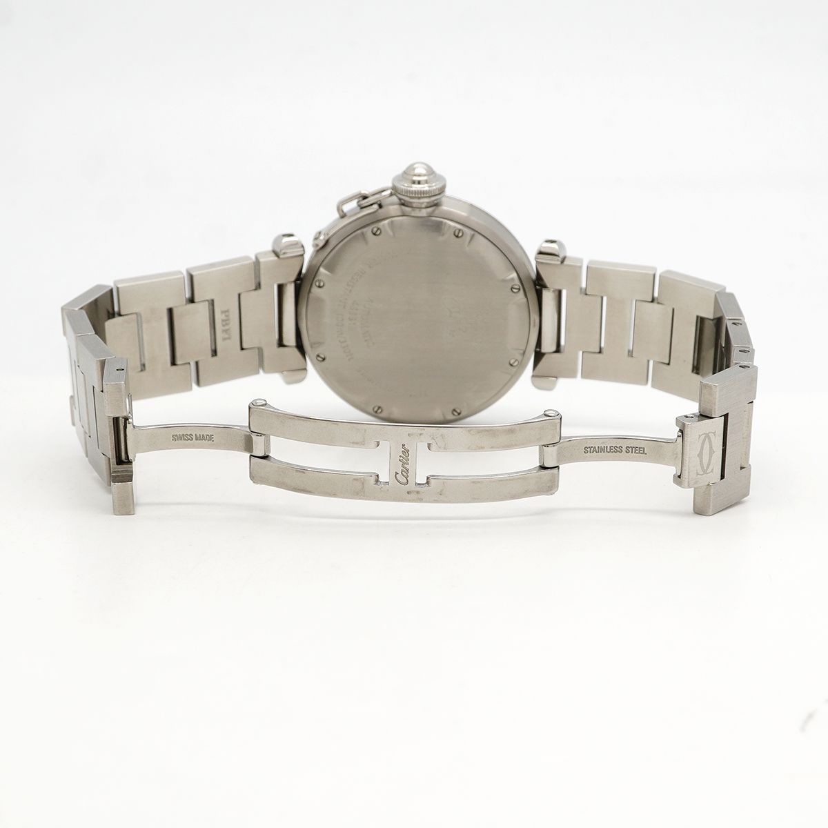 Cartier Pasha C Meridian GMT Silver Dial Watch — view 4