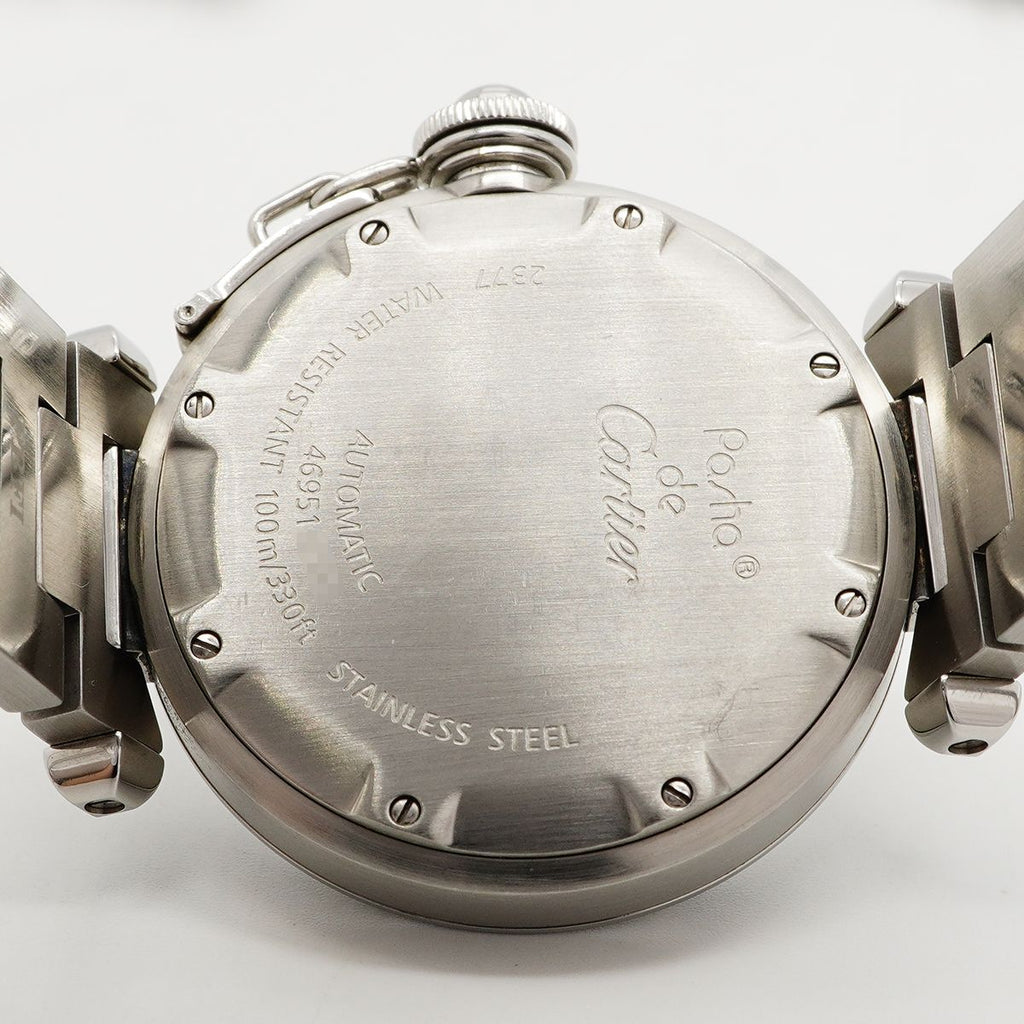 Cartier Pasha C Meridian GMT Silver Dial Watch — view 5