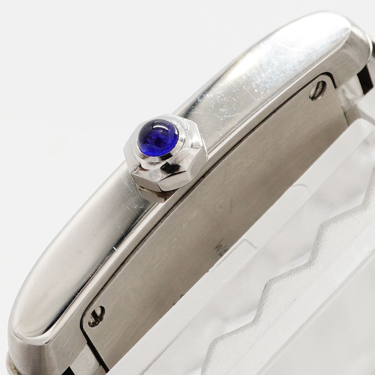 Cartier Tank Francaise MM Ivory Dial Watch — view 9