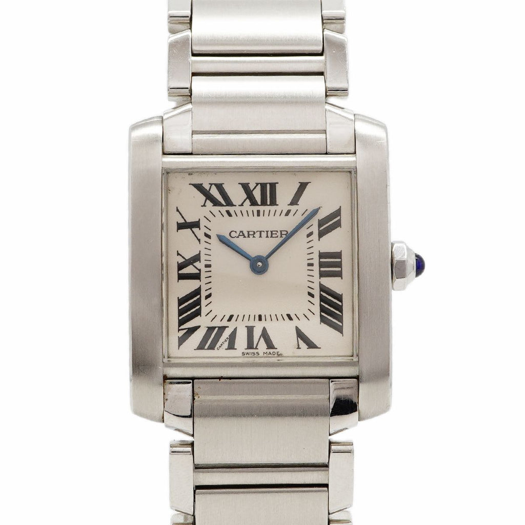Cartier Tank Francaise MM Ivory Dial Watch