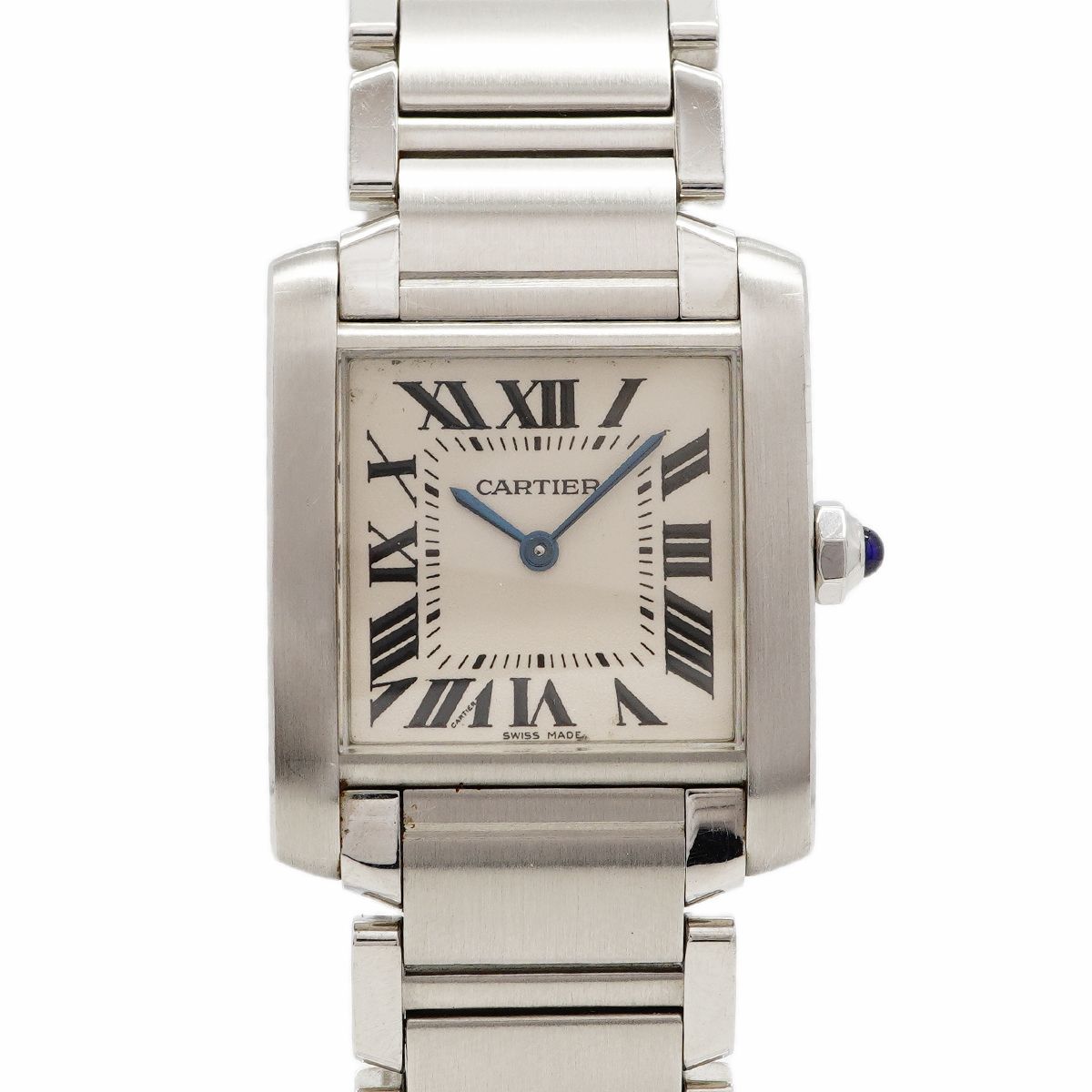 Cartier Tank Francaise MM Ivory Dial Watch