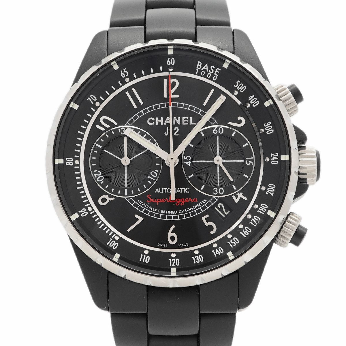 Chanel Superleggera Black Dial Watch