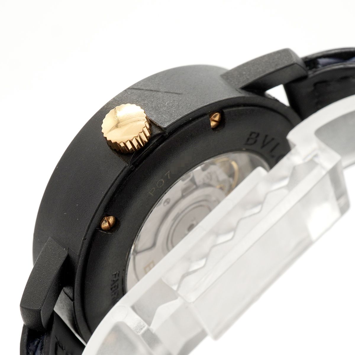 Bvlgari Carbon Gold Blue Dial Watch — view 8