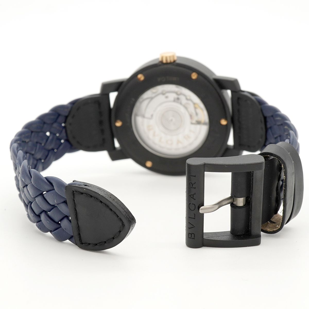 Bvlgari Carbon Gold Blue Dial Watch — view 4