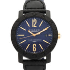 Bvlgari Carbon Gold Blue Dial Watch