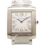 Cartier Tank Francaise MM Silver Dial Watch Boys