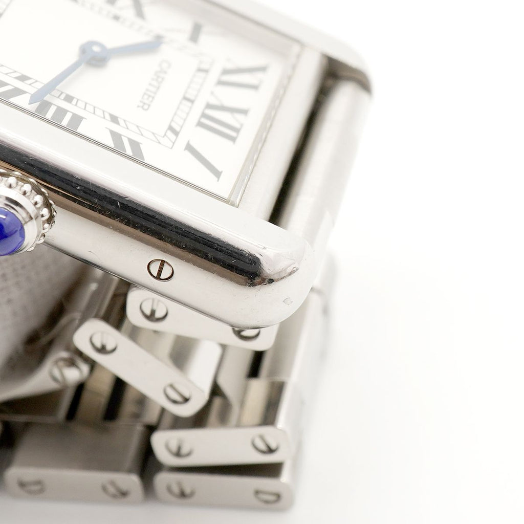 Cartier Tank Solo SM Silver Dial Watch — view 7