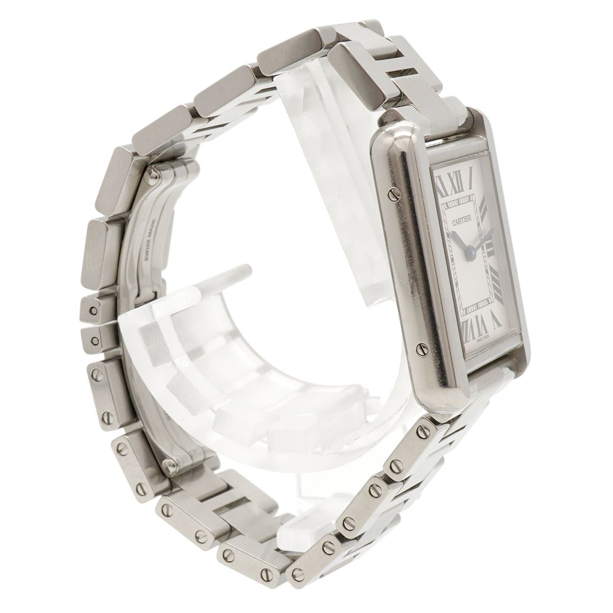 Cartier Tank Solo SM Silver Dial Watch — view 3