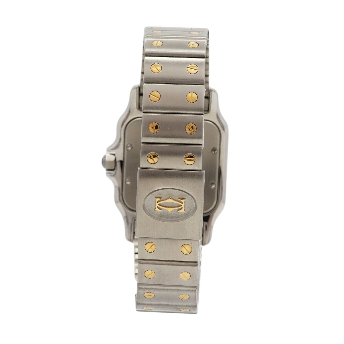 Cartier Santos Galbe LM Ivory Dial Watch — view 8