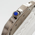 Cartier Santos Galbe LM Ivory Dial Watch — view 9