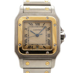 Cartier Santos Galbe LM Ivory Dial Watch