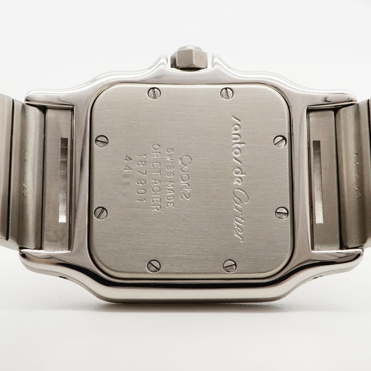 Cartier Santos Galbe LM Ivory Dial Watch — view 5