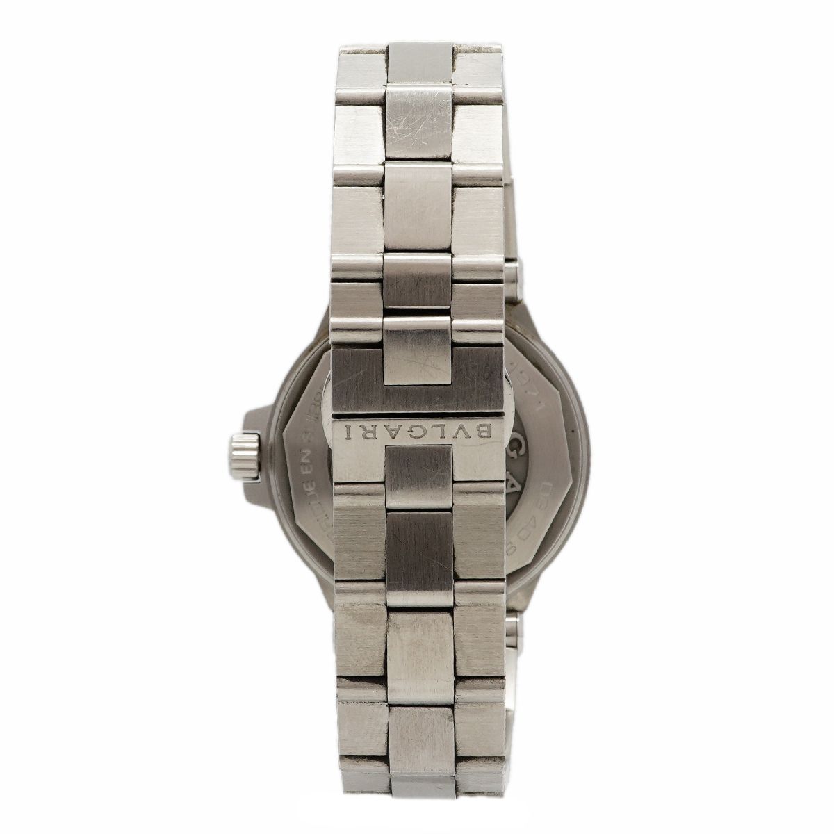 Bvlgari Diagono Date Silver Dial Watch — view 9
