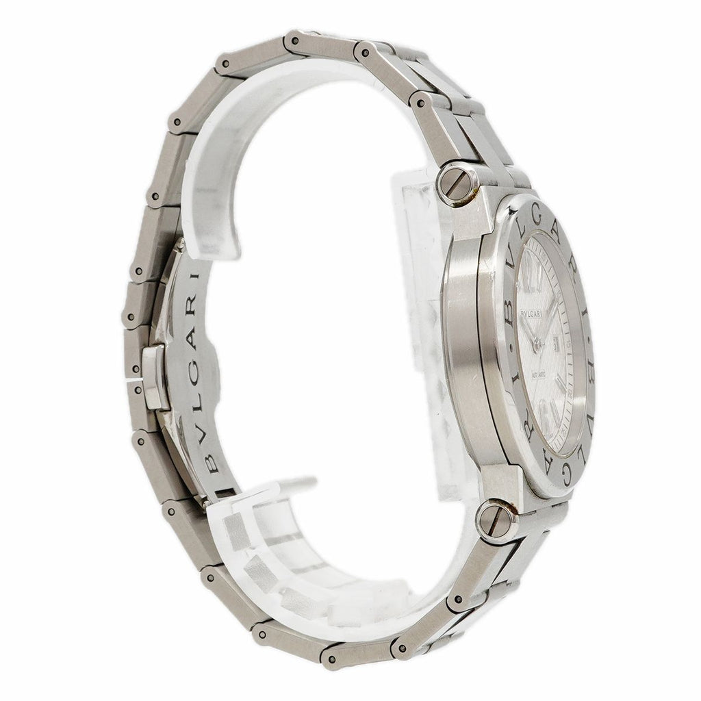 Bvlgari Diagono Date Silver Dial Watch — view 3