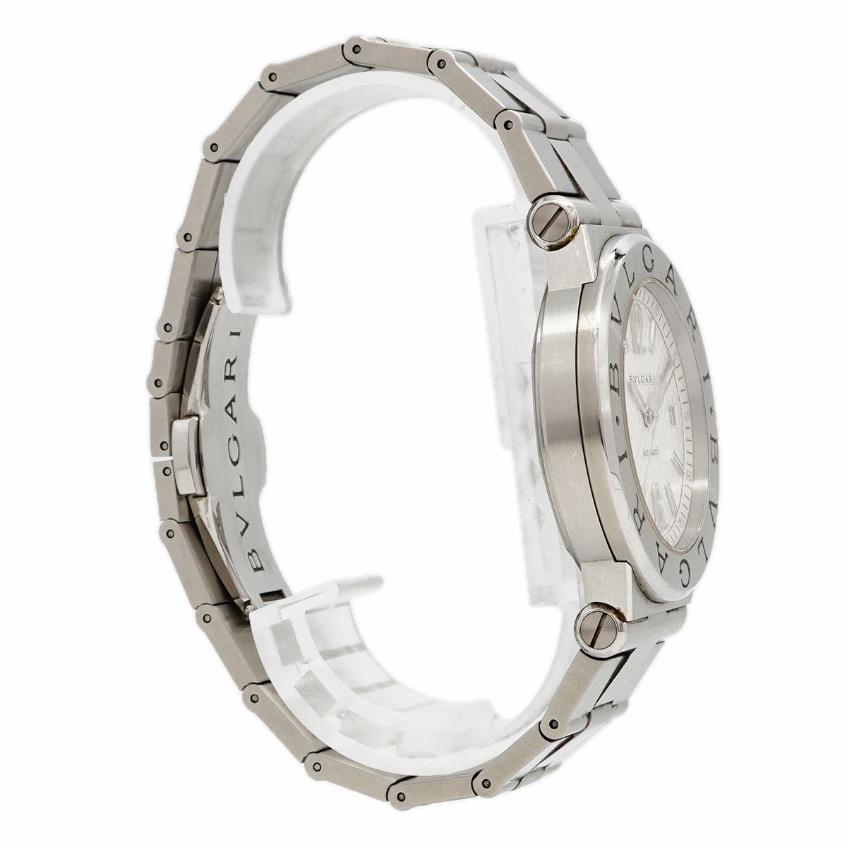 Bvlgari Diagono Date Silver Dial Watch — view 3