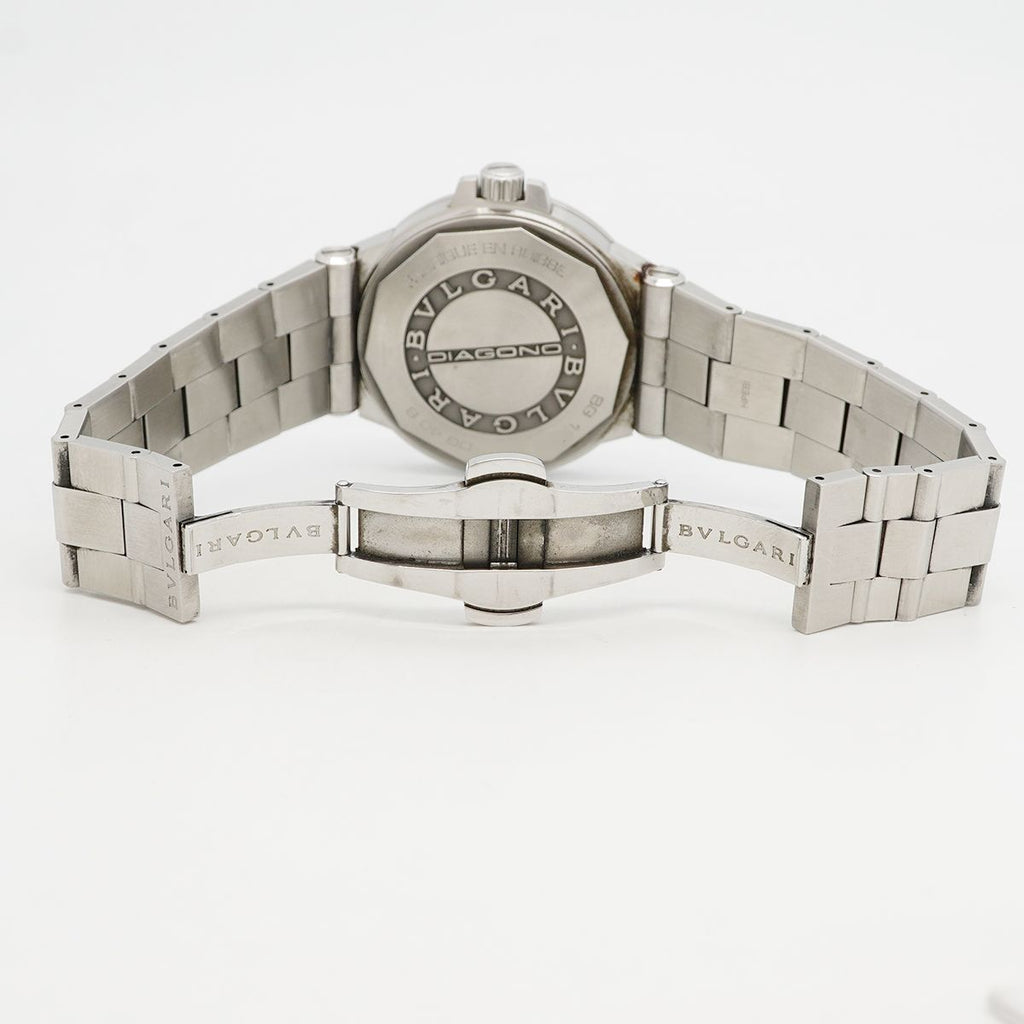 Bvlgari Diagono Date Silver Dial Watch — view 4