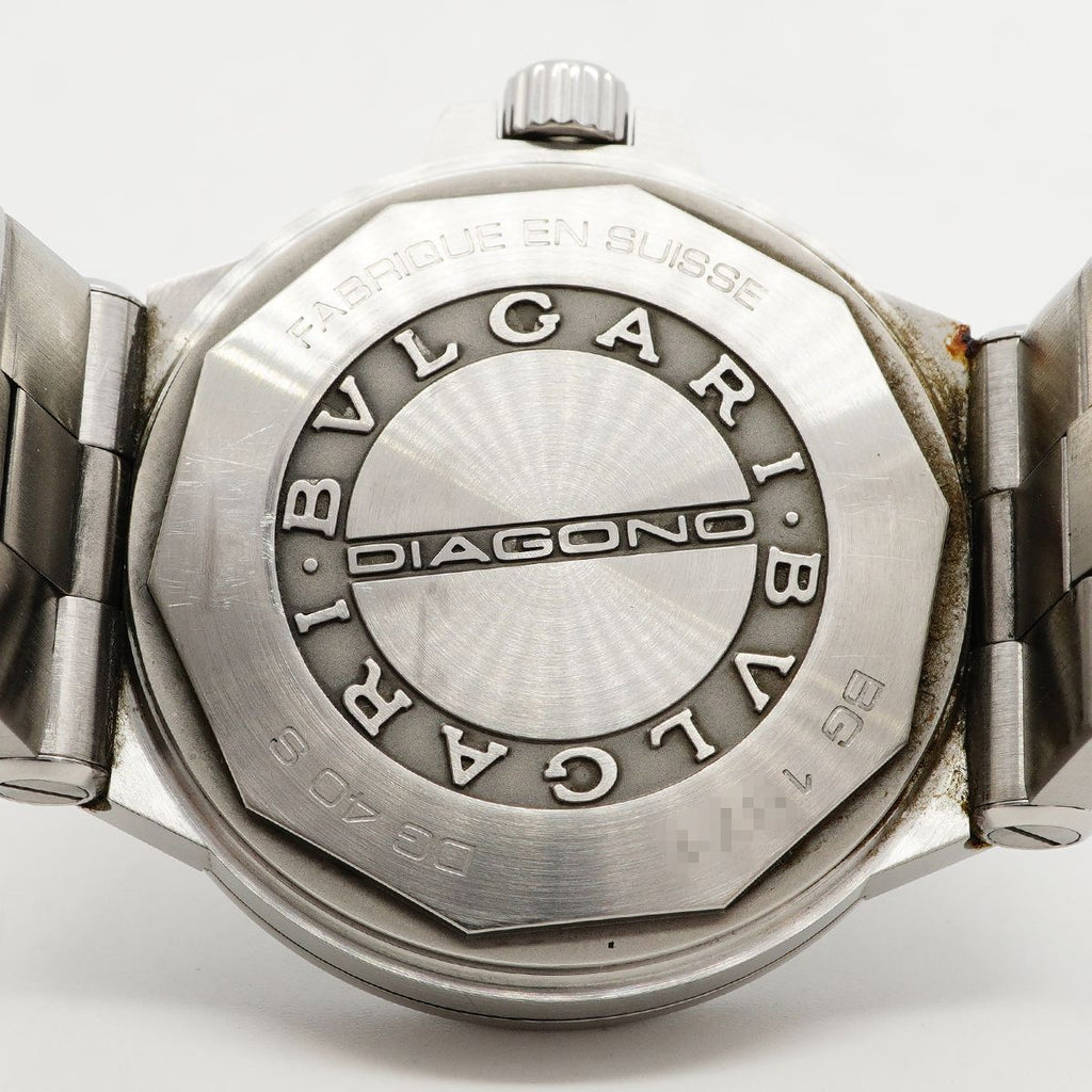Bvlgari Diagono Date Silver Dial Watch — view 5