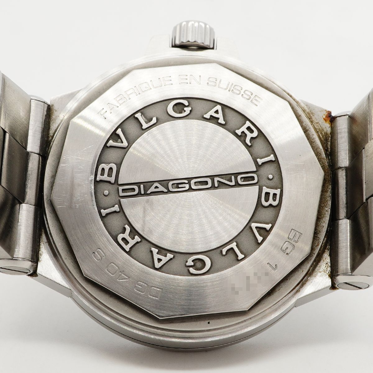 Bvlgari Diagono Date Silver Dial Watch — view 5