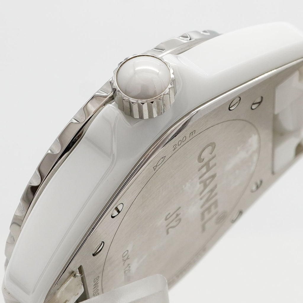 Chanel Diamond White Dial Watch — view 9