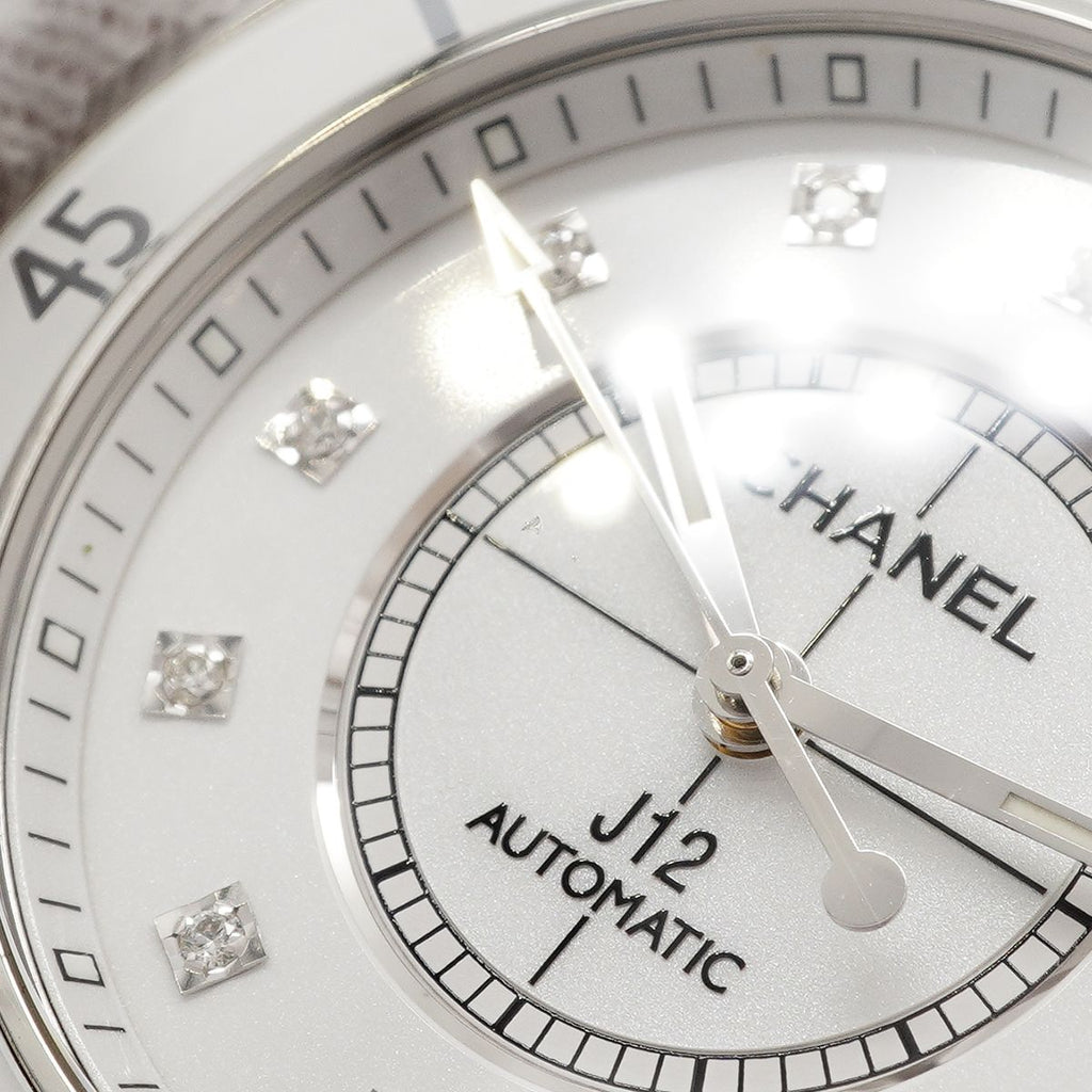 Chanel Diamond White Dial Watch — view 7