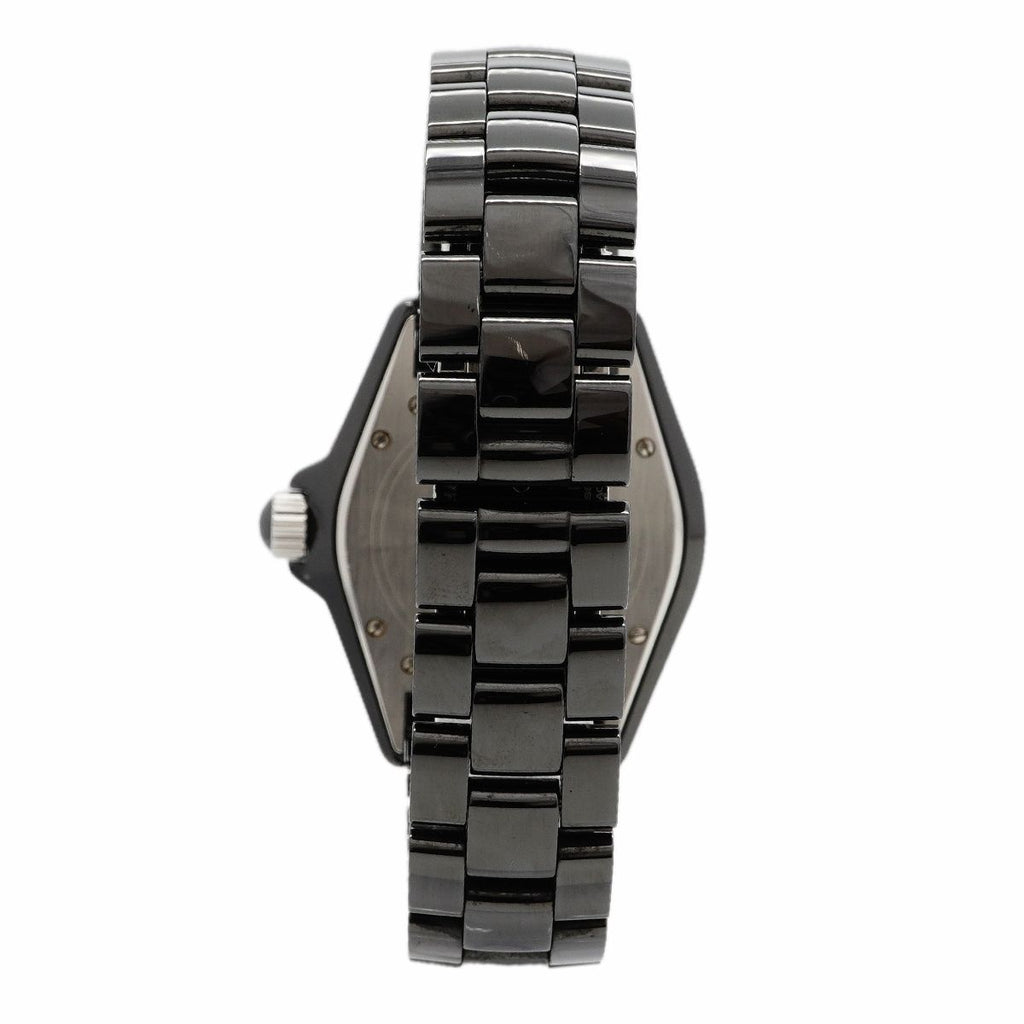 Chanel Diamond Black Dial Watch — view 8