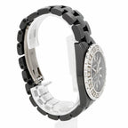 Chanel Diamond Black Dial Watch — view 3