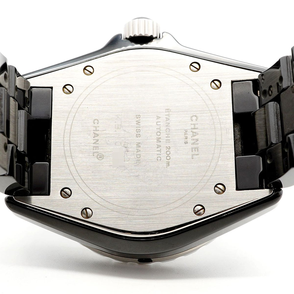 Chanel Diamond Black Dial Watch — view 5