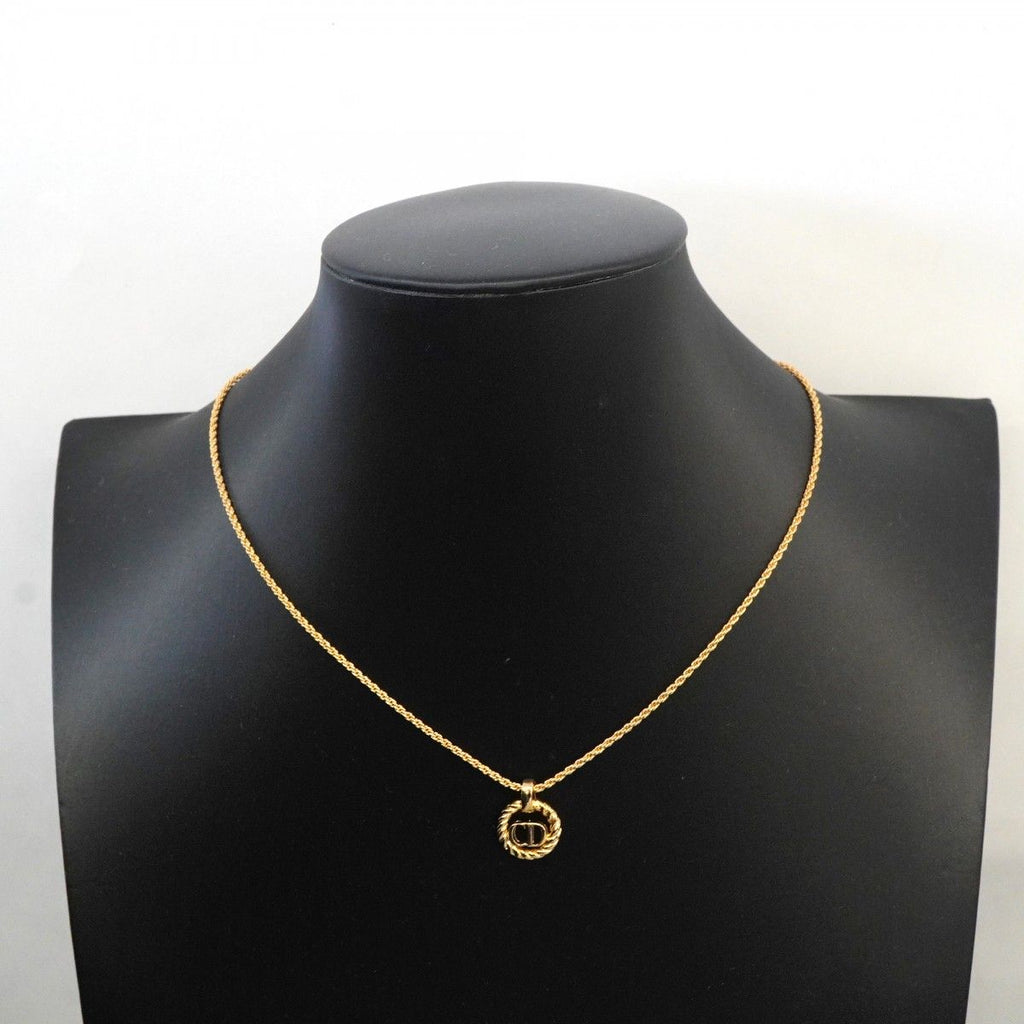 Dior Necklace CD Logo Gold Plated — view 6