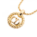 Dior Necklace CD Logo Gold Plated
