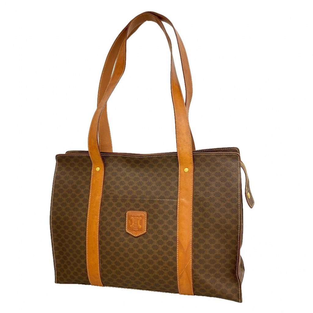 Celine Tote Macadam Brown Gold
